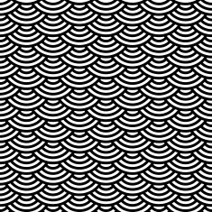 Abstract geometric seamless pattern Scaly ornament