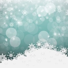 Winter background with paper snowflakes N2