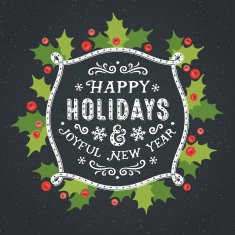 Holiday Decorations Card N2