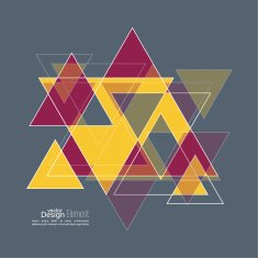 Abstract background with triangles N19