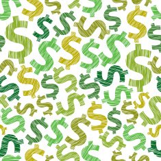 Dollar seamless background economy and money theme