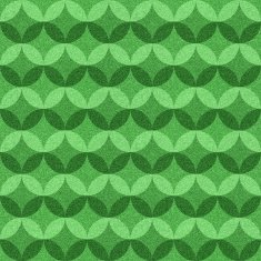 Seamless 60's inspired geometric circle and star glitter pattern