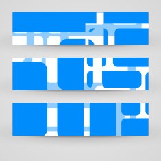 Vector banner set for your design N67