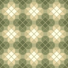Vector geometric floral background ornamental abstract seamless