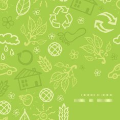 Vector environmental frame corner pattern background