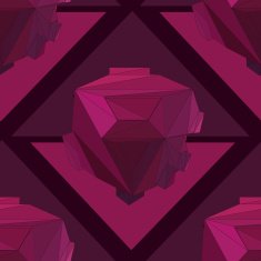 Geometric 3D seamless background