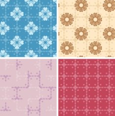 color geometric patterns seamless - vector