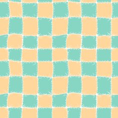 Colorful painted watercolor patchwork quilt N2