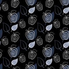 Apple abstract leaf Background pattern blue