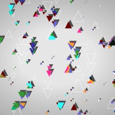 Abstract Geometric Shapes N129