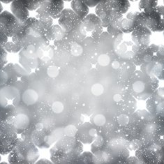 Silver christmas starry background