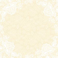 white lace on yellow background N2