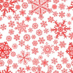 Christmas seamless pattern of snowflakes N2