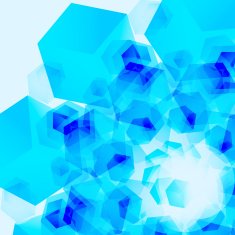 abstract blue 3D pattern background