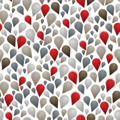 Abstract colorful drops seamless pattern