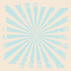 Vintage rising sun or ray sun burst retro background
