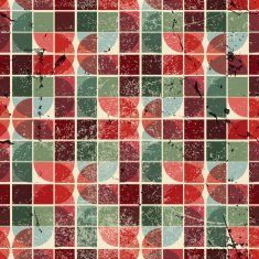 Abstract colorful tiles seamless pattern N2