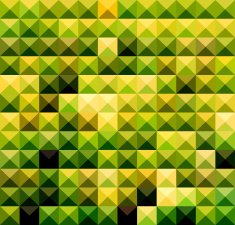 abstract green mosaic check pattern background N2