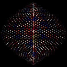 abstract colorful polka dot pattern background N10