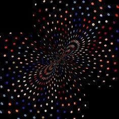 abstract colorful polka dot pattern background N11