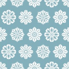 Seamless Christmas pattern with snowflakes N8