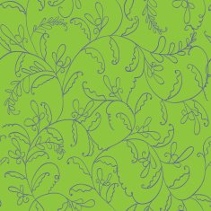 green seamles floral pattern