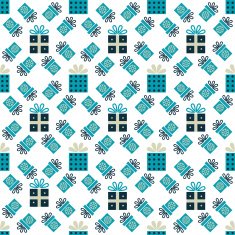 Seamless pattern with gift boxes N15