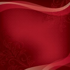 dark red vector floral card with geometric texture