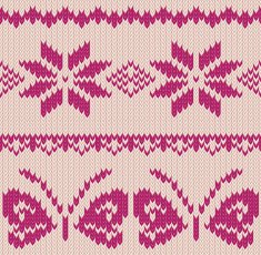 Warm kniting seamless pattern