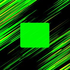 Green lines on black background N2
