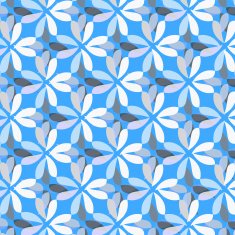 blue abstract floral pattern background