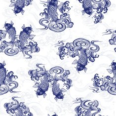Japanese carp pattern N27