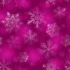 Seamless pattern of snowflakes N24