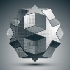 Textured plastic extraordinary spherical object with flashes