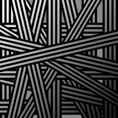 Abstract geometric technology monochrome banner vector illustration N2