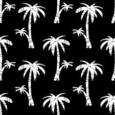 Seamless pattern palm trees N7