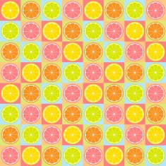Seamless citrus pattern N2