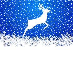 Merry Christmas background with snowflakes N21