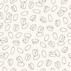 Seamless pattern with pistachios N2