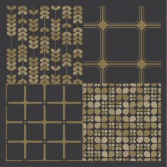 Wallpaper Retro Style Set 3