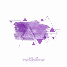 Abstract background with hipster triangles