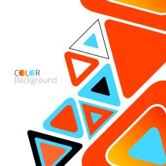 Abstract Colorful Design Triangles Background N7