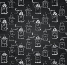 Vintage Chalk Drawing Seamless Pattern on Board Texture N2