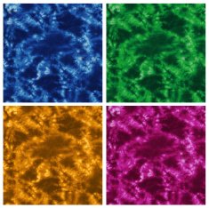Tie-dyed dyeing