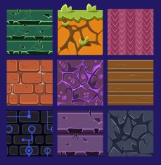 Different Materials and Textures for the Game N9