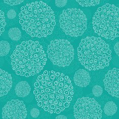 Vector Abstract Green Seaweed Bulbs Texture Seamless Pattern