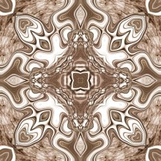 Seamless ornate texture or pattern in brown 4