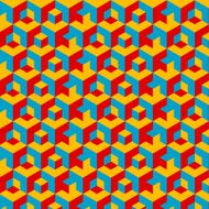 abstract colorful cube pattern background