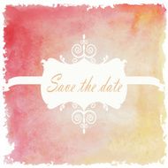 Save the date pink white light color wedding background