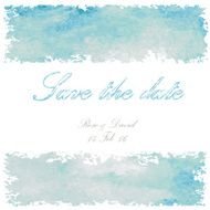Save the date blue white light color wedding background